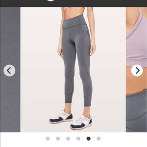 Lululemon In Movement 7/8 Tight 25” in Titanium